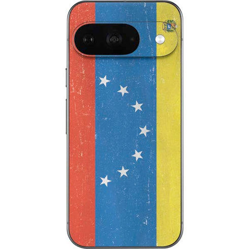 Venezuela Flag Distressed Google Pixel 9 Skin